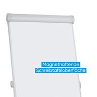 Franken Flipchart Mobil Deluxe (b x h) 67 cm x 95 cm Lichtgrijs Incl. opbergbakje, Afwisbaar, In hoogte verstelbaar, Beschrijfbaar, Magneetband, Incl. - thumbnail
