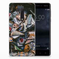 Nokia 5 | Siliconen hoesje | met foto Badges - thumbnail