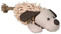 TRIXIE HOND MET TOUW VAN STOF / PLUCHE MET GELUID 30 CM 3 ST - thumbnail