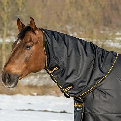 Bucas Irish Turnout halsdeken zwart maat:l