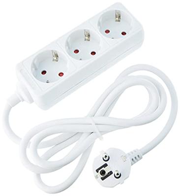 Kopp 128613003 Stekkerdoos 3-voudig Arctisch-wit Randaarde stekker 1 stuk(s)