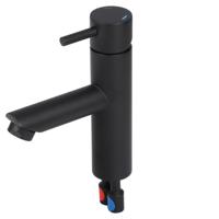 Differnz kraan koud/warm kraan recht mat zwart - thumbnail