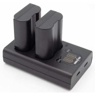 ChiliPower EN-EL15 Nikon USB Duo Kit - Camera accu set