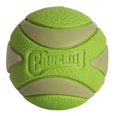 CHUCKIT MAX GLOW ULTRA SQUEEKERBAL GROEN 6 CM CHUCKIT MAX GLOW ULTRA SQUEEKERBAL GROEN 6 CM