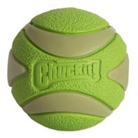 CHUCKIT MAX GLOW ULTRA SQUEEKERBAL GROEN 6 CM - thumbnail