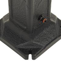 Waterzuil met kraan steen-look antracietkleurig - thumbnail