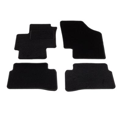 Automatten op maat - zwart stof - Kia Rio 2005-2011