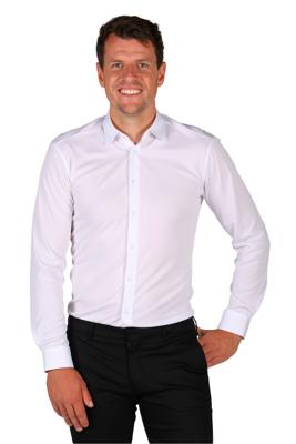 Herenhemd Basic colour wit