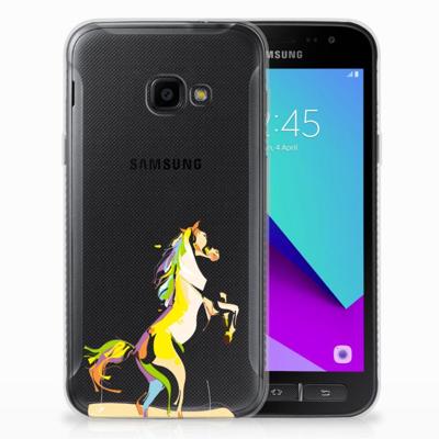 Samsung Galaxy Xcover 4 | Xcover 4s Telefoonhoesje met Naam Horse Color Samsung Galaxy Xcover 4 | Xcover 4s Telefoonhoesje met Naam Horse Color