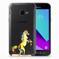 Samsung Galaxy Xcover 4 | Xcover 4s Telefoonhoesje met Naam Horse Color - thumbnail