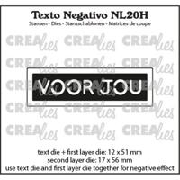 Crealies • texto negativo snijmal voor jou (horizontaal) - thumbnail