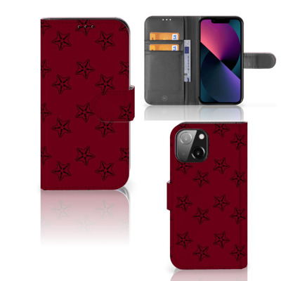 iPhone 13 Mini | Telefoon Hoesje | Sterren | Portemonnee hoesje