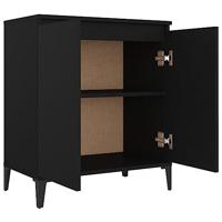 Dressoir 60x35x70 cm spaanplaat zwart - thumbnail