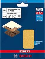 Bosch Accessoires EXPERT C470 Schuurpapierset 115 x 107 mm, K 60/120/180, 10-delig - 2608901668 - thumbnail