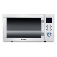 Severin MW 7777 Magnetron RVS, Zwart (mat) 900 W Grillfunctie - thumbnail