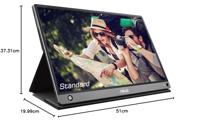 Asus ZenScreen MB16AMT Portable USB Monitor (15.6 Inches, Full HD, USB Type-C, IPS, Micro HDMI, Integrated Battery) Donkergrijs/Zwart - thumbnail