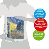 Ravensburger Creart schilderen op nummer - cafe terrace van gogh - thumbnail