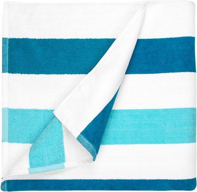 The One Towelling Strandhanddoek 90 x 190 cm Stripe Petrol/mint The One Towelling Strandhanddoek 90 x 190 cm Stripe Petrol/mint