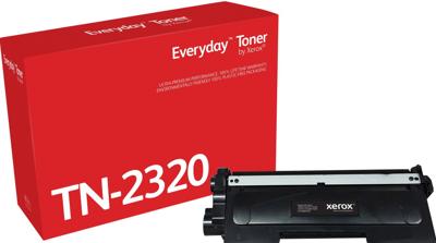 Xerox Toner vervangt Brother TN-2320 Compatibel Zwart 2600 bladzijden Everyday™ Toner 006R04205 Xerox Toner vervangt Brother TN-2320 Compatibel Zwart 2600 bladzijden Everyday™ Toner 006R04205