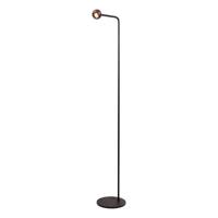 Lucide MONTANA - Vloerlamp - LED Dimb. - 1x6,3W 2700K - Koffie | Premium - thumbnail