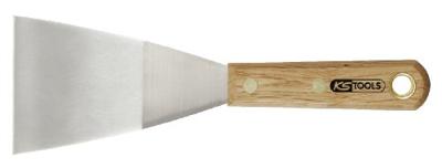KS Tools 907.2265 RVS spatel, 75 mm, met houten handgreep