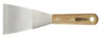 KS Tools 907.2265 RVS spatel, 75 mm, met houten handgreep - thumbnail
