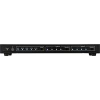 SpeaKa Professional 4 x 2 poorten HDMI-switch Met audiopoorten 3840 x 2160 Mpix Zwart - thumbnail