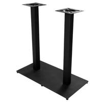 Bronx71 Bartafelonderstel Tomi bistro dubbel metaal zwart 105 cm - thumbnail