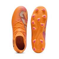 PUMA Future 8 Match Gras / Kunstgras Voetbalschoenen (MG) Kids Oranje Roze Zwart - thumbnail