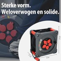 Brennenstuhl Professional Bouwplaats kabelhaspel | KA 5100 5 | IP44 | 50m | H07RN-F 3G1.5 - 9201500110 - thumbnail