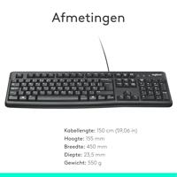 Logitech Keyboard K120 for business toetsenbord - thumbnail