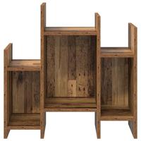 Bijzetkast met plank Oud hout 60 x 26 x 60 cm Bewerkt hout - thumbnail