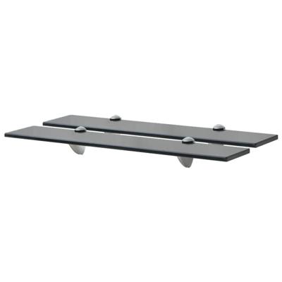 VidaXL Schappen zwevend 2 st 60x20 cm 8 mm glas