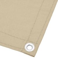 VidaXL Balkonscherm 75x800 cm 100% oxford polyester beige - thumbnail