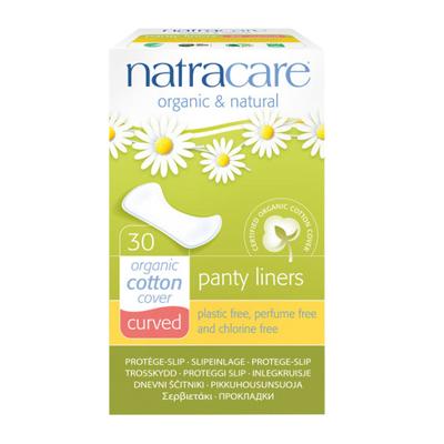 Natracare Panty Liners Curved Inlegkruisjes - plasticvrij