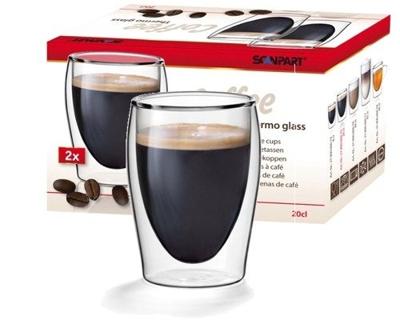 Scanpart koffie thermo glazen 20cl 2 stuks Scanpart koffie thermo glazen 20cl 2 stuks