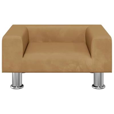 VidaXL Hondenmand 50x40x26,5 cm fluweel bruin