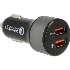 Navilock 62739 oplader voor mobiele apparatuur Auto Zwart