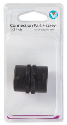 Recht verbindingsstuk met schroefdraad connection part met screw 1/2 inch Velda - Velda