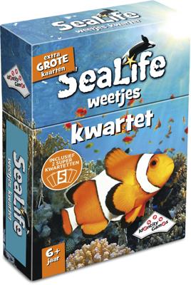 Boosterbox Sealife weetjes kwartet - kaartspel - thumbnail