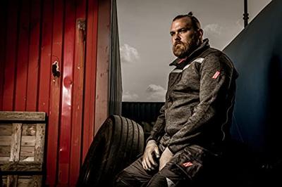 NITRAS SAFETY Nitras softshelljas "motion tex plus" knitted softshell jacket. motion tex plus black