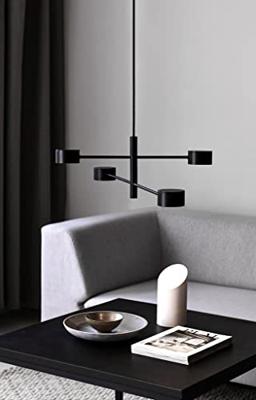 Nordlux Hanglamp Clyde 4 lichts 89 x 89 cm 3 step dim zwart