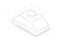 Elica ERA C IX/A/52 Inbouw Grijs 368 m³/uur - thumbnail