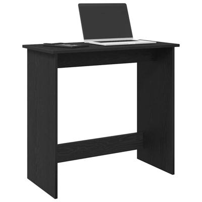 Bureau 80x40x75 cm bewerkt hout zwart