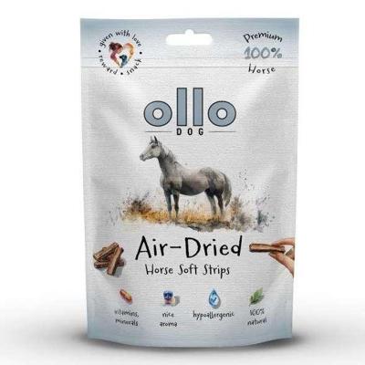 OLLO Air-Dried Horse strips - traktatie voor hond - 80g