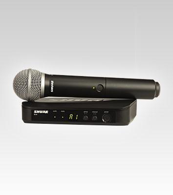 Shure BLX24E/PG58 Zwart Microfoon voor podiumpresentaties