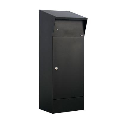 Pakketbrievenbus met LED-verlichting Allux Bjørn - zwart