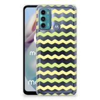 Motorola Moto G60 | TPU bumper | Waves Yellow - thumbnail