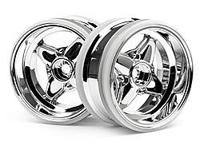 Mx60 4 spoke wheel chrome (6mm offset/2pcs) - thumbnail