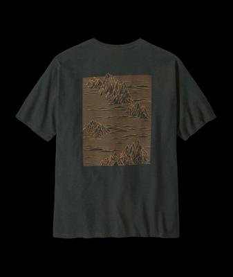 Patagonia Strataspire Responsibili-Tee T-shirt Heren Old Growth Green L Patagonia Strataspire Responsibili-Tee T-shirt Heren Old Growth Green L